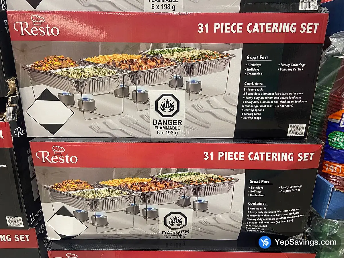 Costco RESTO CATERING KIT 31 PIECES - Canada (ITM 1127688)