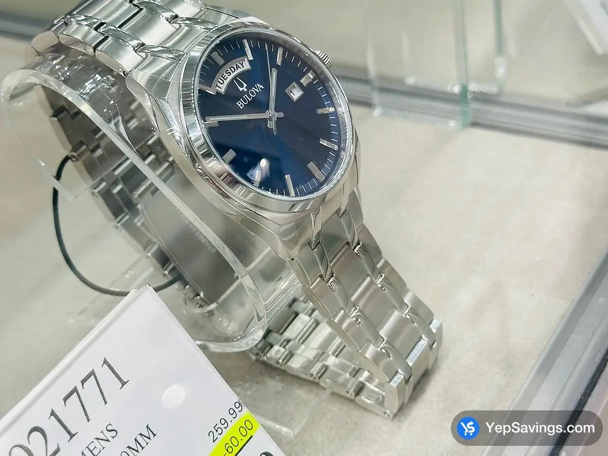 Costco BULOVA MENS BLUE DIAL , 39MM 96C125 - Canada (ITM 1921771)