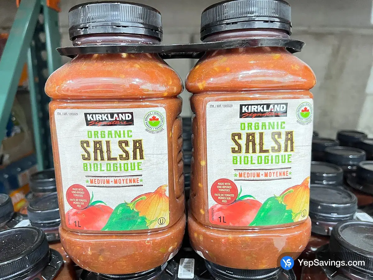 Costco KIRKLAND SIGNATURE ORGANIC SALSA 2x1L - Canada (ITM 1385029)