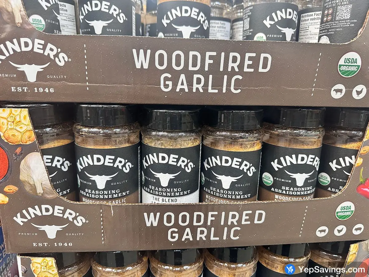 KINDER'S WOODFIRE GARLIC 326g ITM 1734288 at Costco