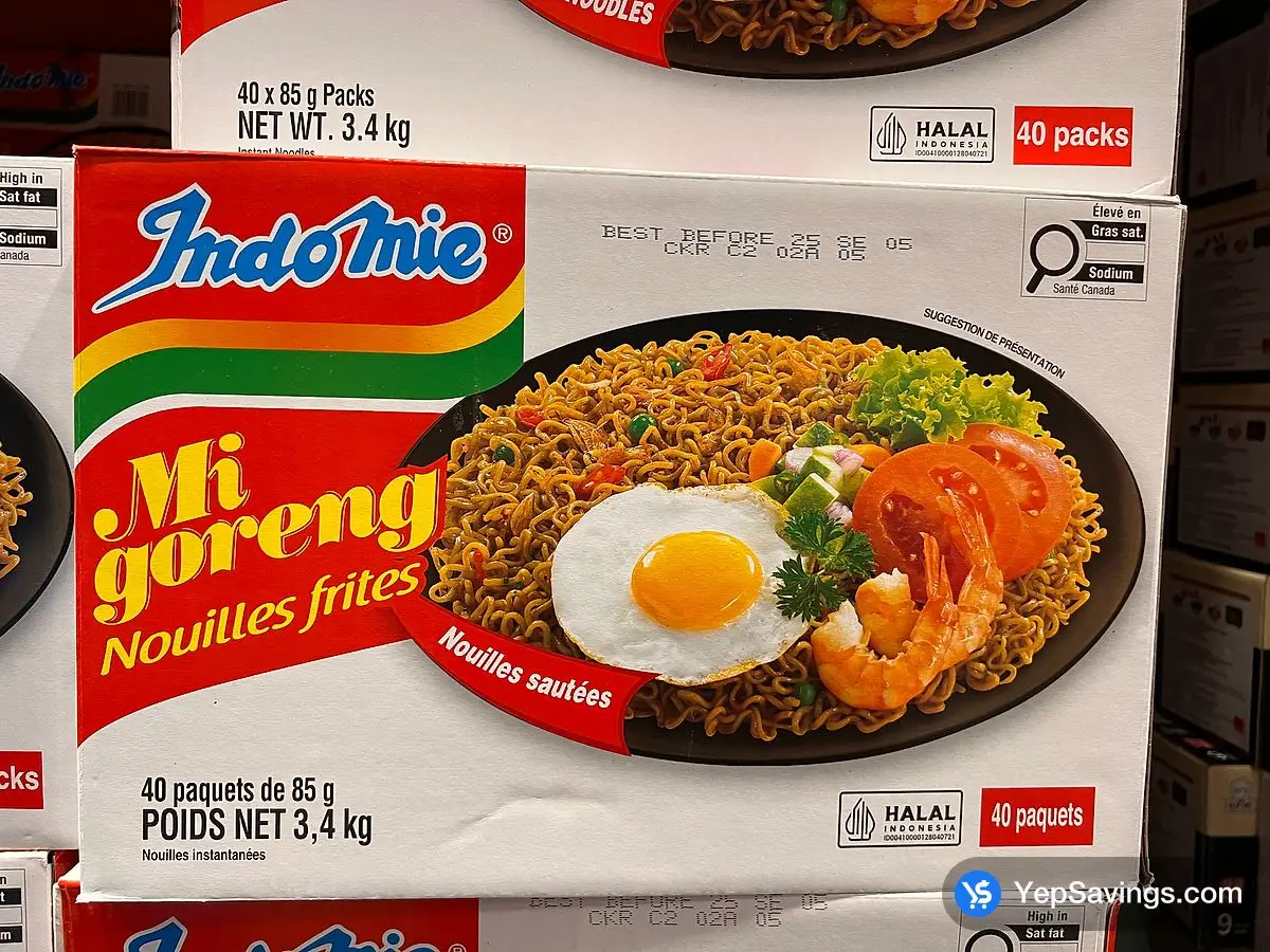 Costco INDOMIE MI GORENG NOODLES 40 x 85 g - Canada (ITM 1761449)