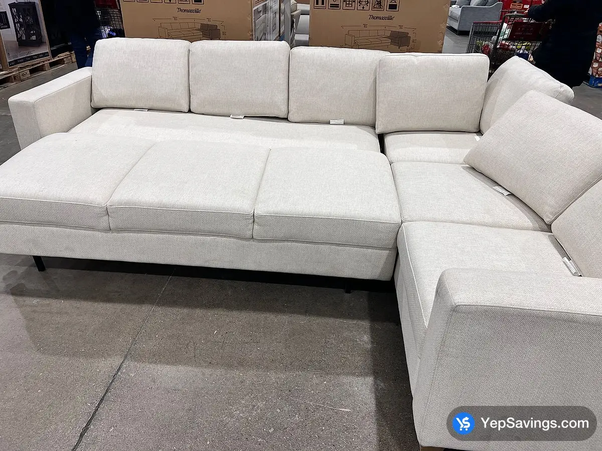 THOMASVILLE 3PC FABRIC SECTIONAL 3 BOXES ITM 1695491 at Costco