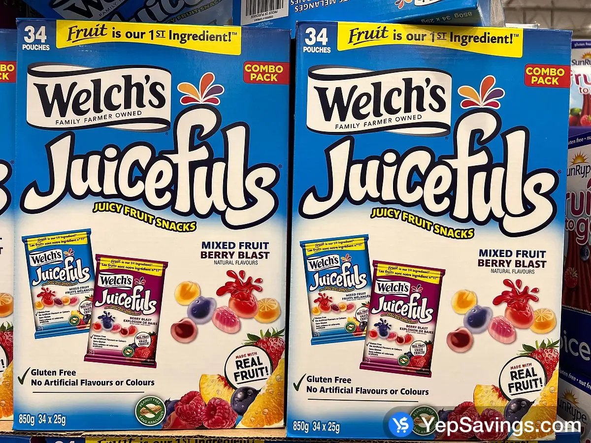 Welch Juicefuls, 34 × 25 g