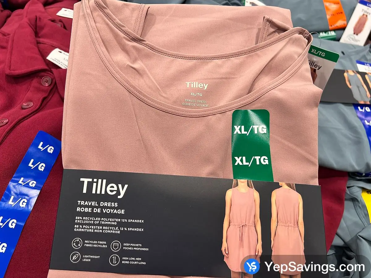 Costco TILLEY TRAVEL DRESS LADIES SIZES S - XXL - Canada (ITM 4282000)