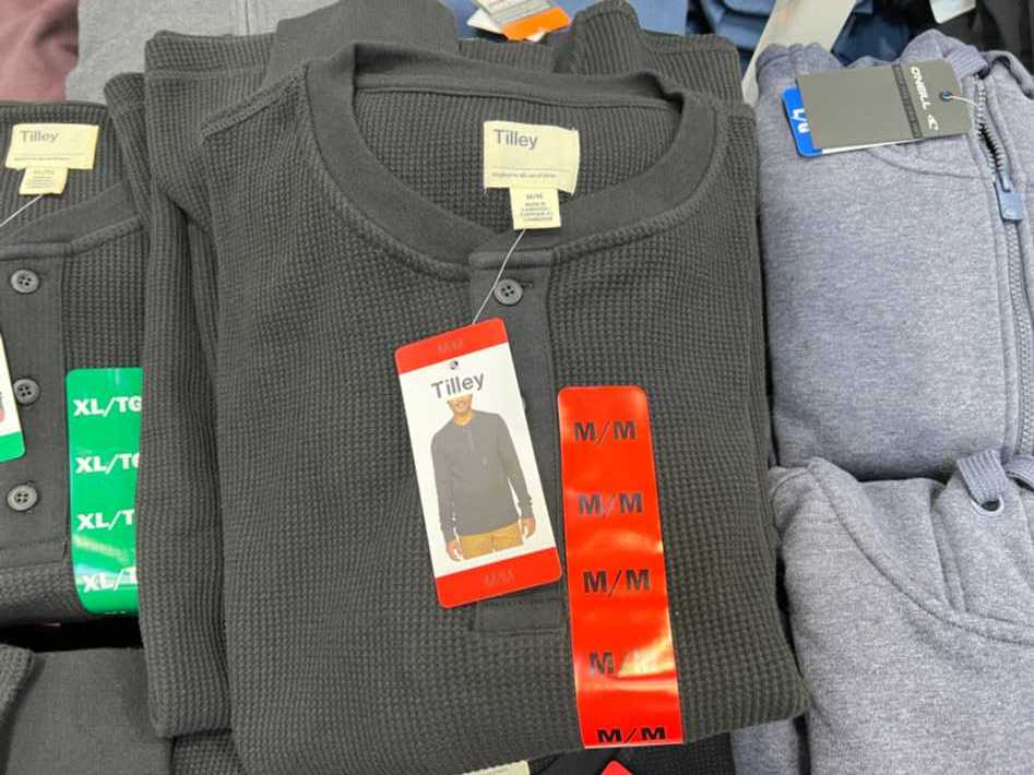 Costco TILLEY WAFFLE HENLEY + MENS SIZES S - XXL - Canada (ITM 1325000)