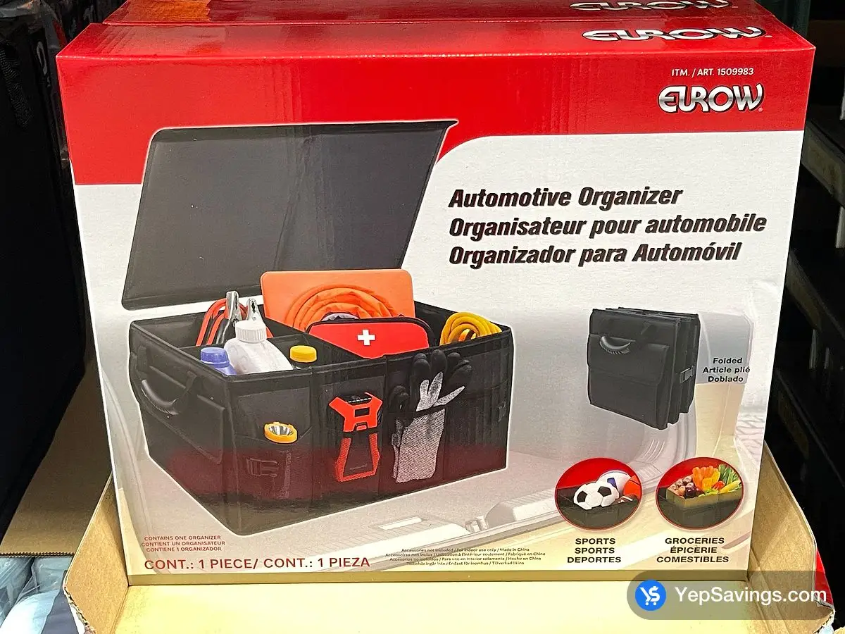 Costco EUROW AUTO TRUNK ORGANIZER - Canada (ITM 1509983)