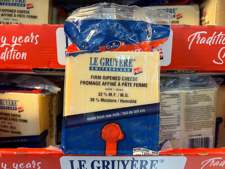 SWISS KNIGHT GRUYERE CHEESE 450 g ITM 70692 at Costco