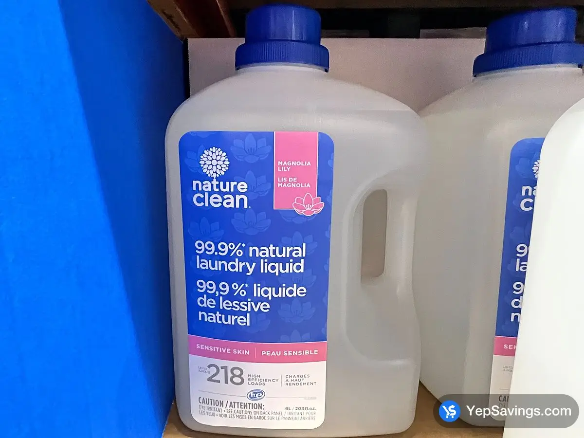 Costco NATURE CLEAN MAGNOLIA LILY 218 WASHLOADS - Canada (ITM 1433858)