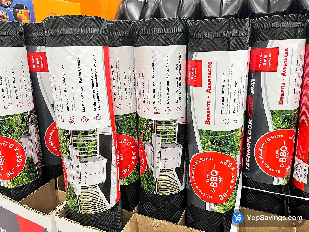 Costco TECHNOFLOOR GRILL MAT RECYCLED RUBBER MADE IN CANADA - Canada (ITM 1280540)