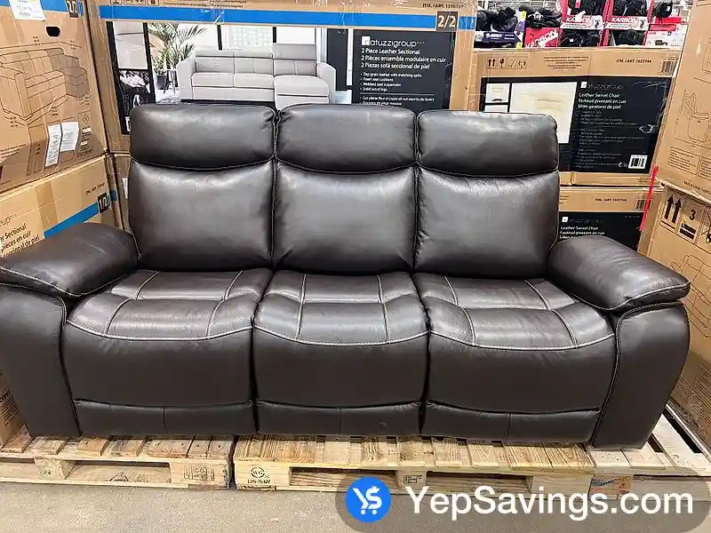 LEATHER POWER SOFA