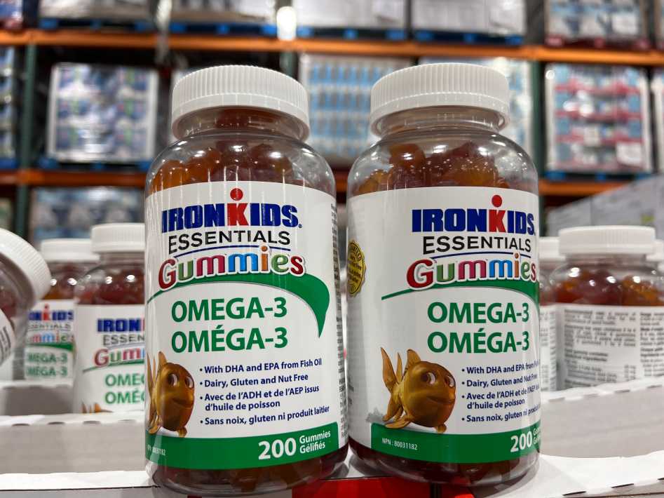 IRON KIDS OMEGA 3 200 GUMMIES ITM 441284 at Costco