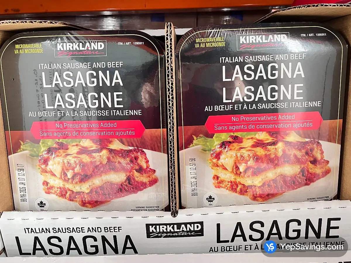 KIRKLAND SIGNATURE SAUSAGE AND BEEF 2 x 1.5 kg ITM 1295911 at Costco