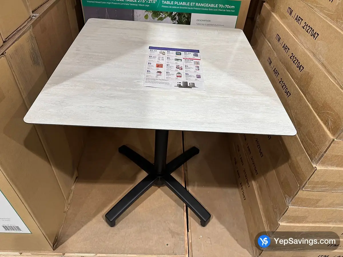 Costco RESOL BISTRO TABLE 27.5 " x 27.5 " - Canada (ITM 2412347)