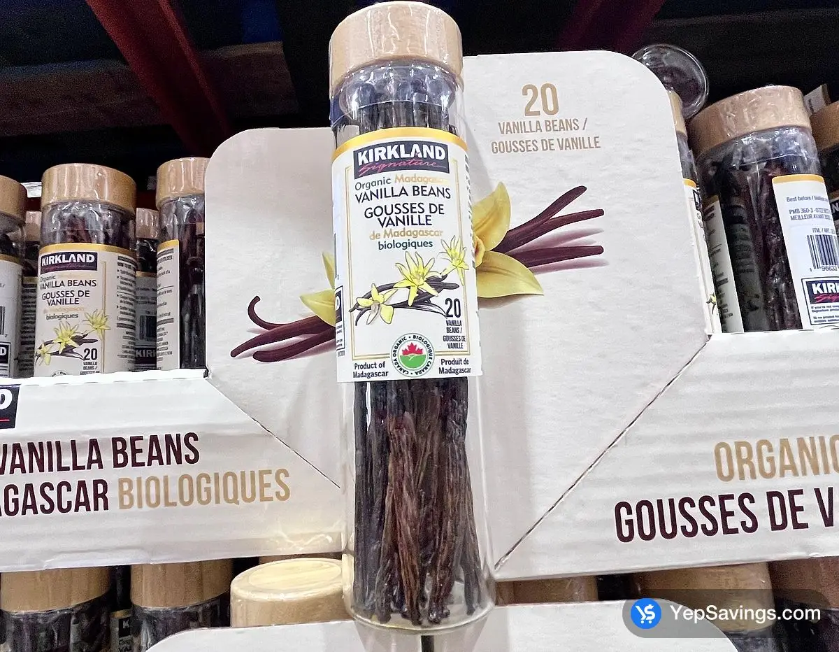 Costco KIRKLAND SIGNATURE ORGANIC VANILLA BEANS - Canada (ITM 1835596)