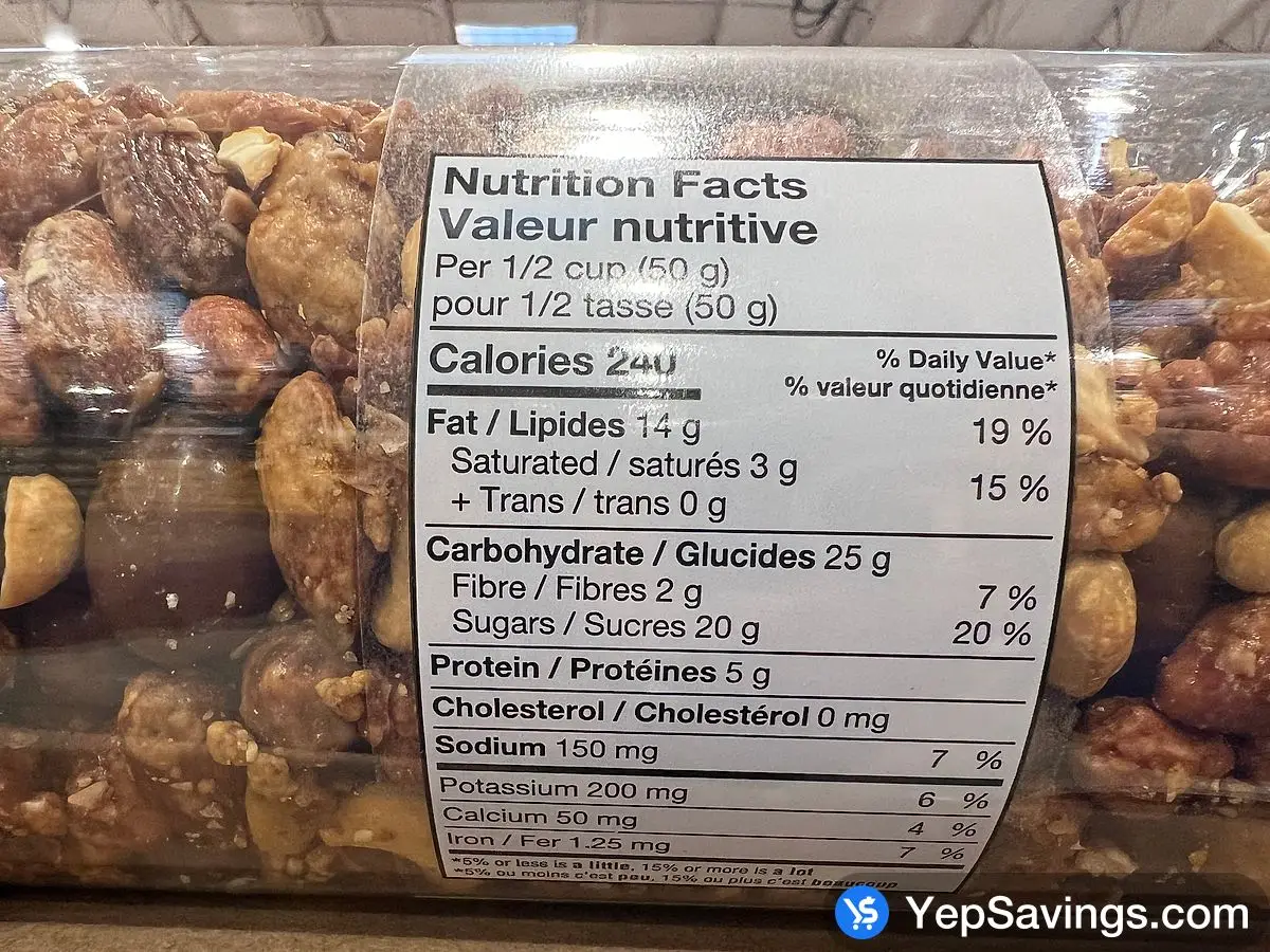 Costco DAVID ROBERTS DELUXE MIXED NUTS 1.3 kg - Canada (ITM 1778662)