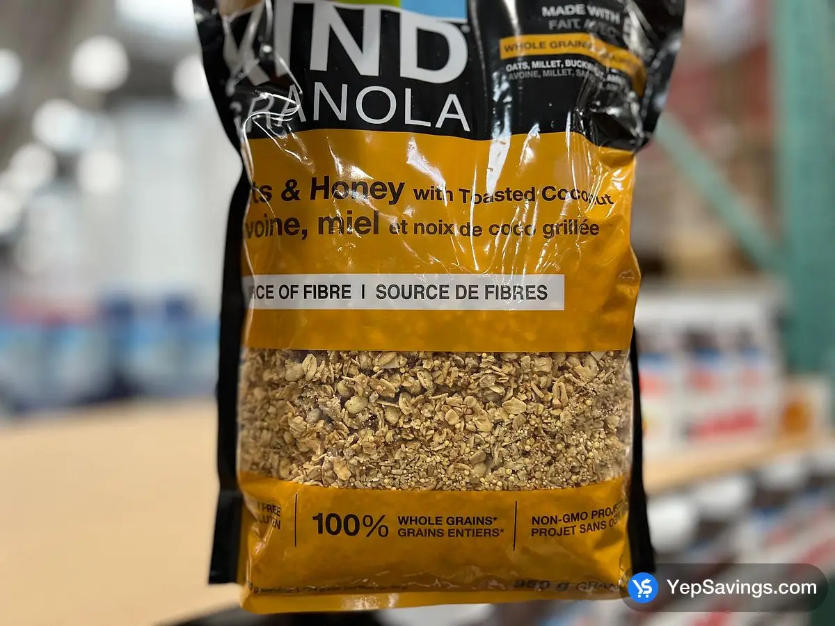 Costco KIND OATS AND HONEY GRANOLA 850 g - Canada (ITM 1779294)