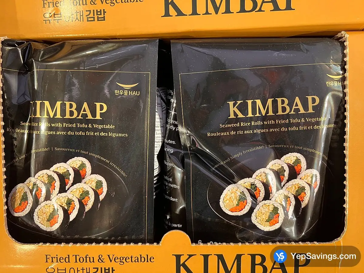 Costco HANWOOMUL FRIED TOFU KIMBAP 1.38 kg - Canada (ITM 1804716)