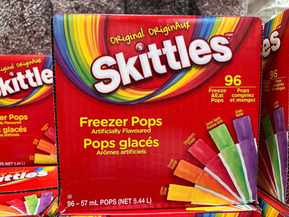 SKITTLES FREEZER POPS 96 x 57 mL ITM 1698023 at Costco