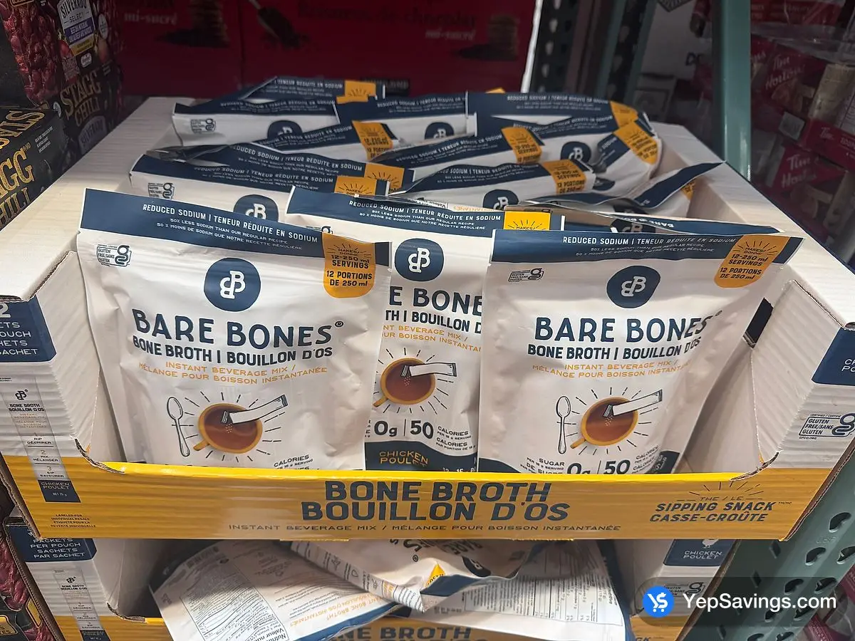 Costco BAREBONES CHICKEN BONE BROTH 12 X 15 g - Canada (ITM 1699282)