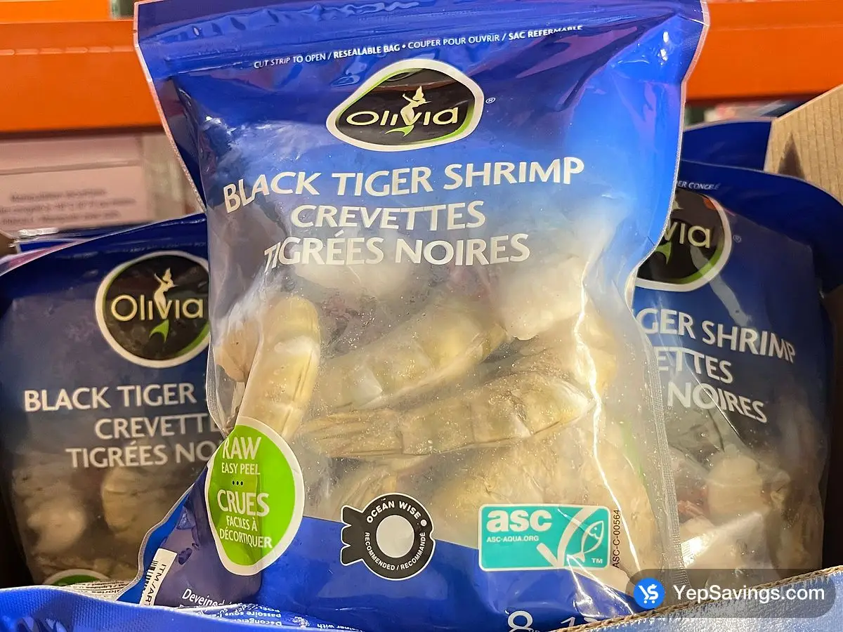 Costco OLIVIA BLACK TIGER 8/12 680 g - Canada (ITM 5508822)