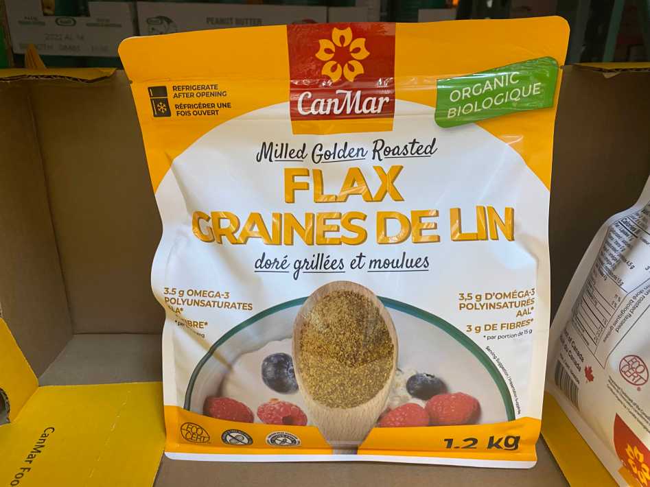 CANMAR ORGANIC MILLED FLAX 1.2 kg ITM 1345530 at Costco