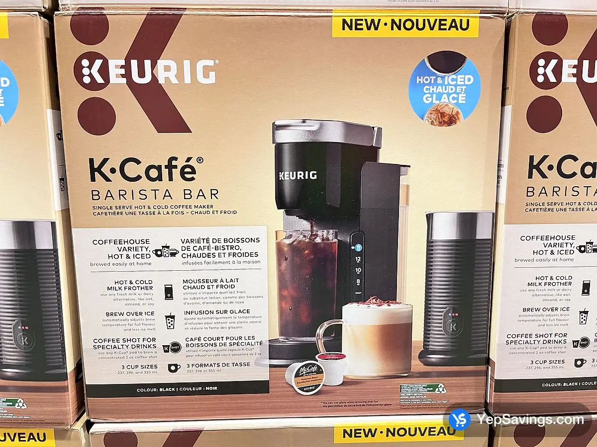 Costco KEURIG K CAFE BARISTA BAR COFFEE BREWER - Canada (ITM 1891450)