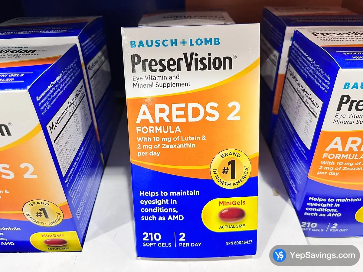PRESERVISION AREDS 2 FORMULA 210 SOFTGELS ITM 1148590 at Costco