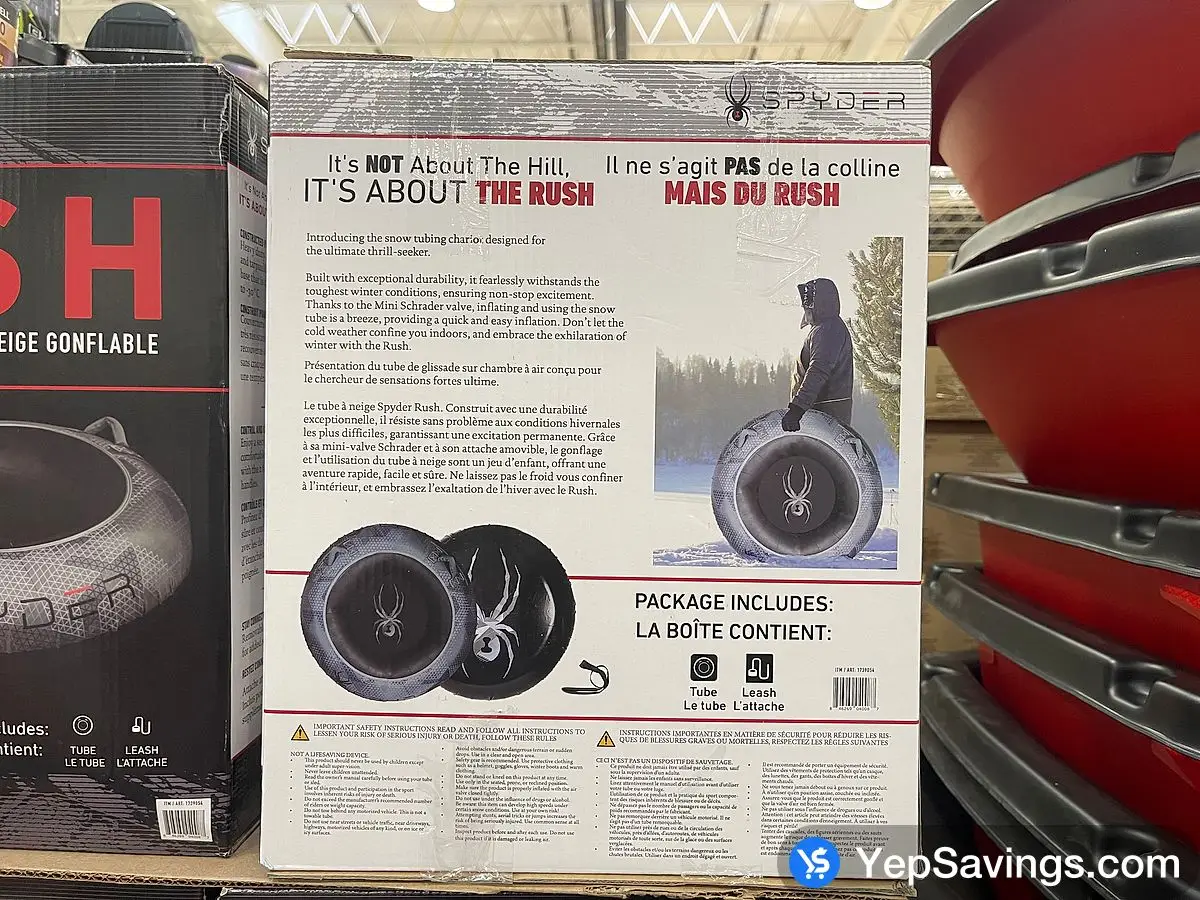 Costco SPYDER SNOW TUBE 104.5cm ( 41in ) . - Canada (ITM 1739054)