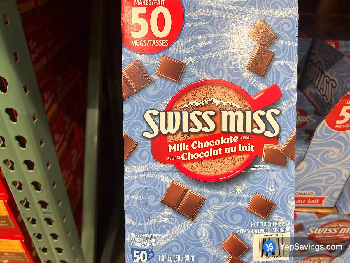 Costco SWISS MISS HOT CHOCOLATE 50 x 39 g - Canada (ITM 1862776)