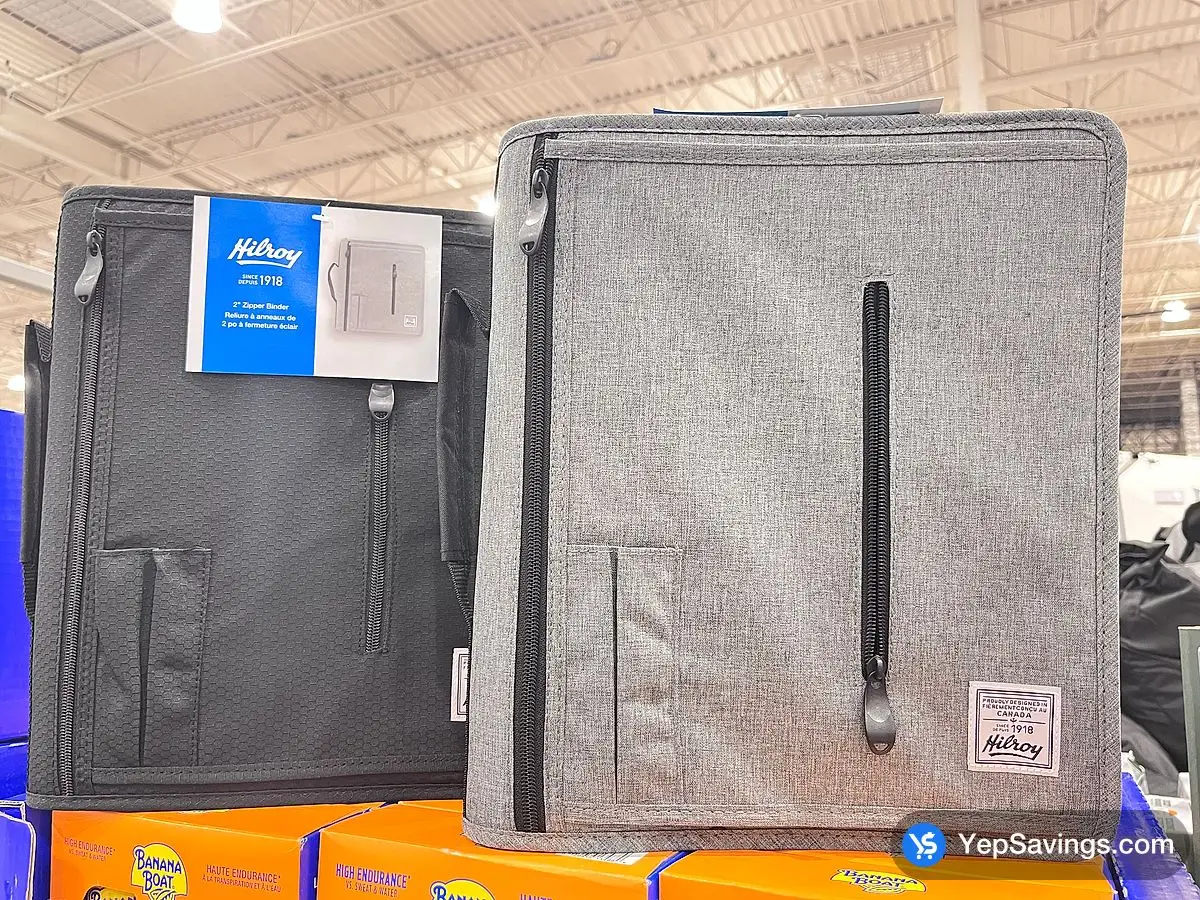Costco HILROY 2" ZIPPER BINDER WITH PENCIL POUCH - Canada (ITM 4304982)
