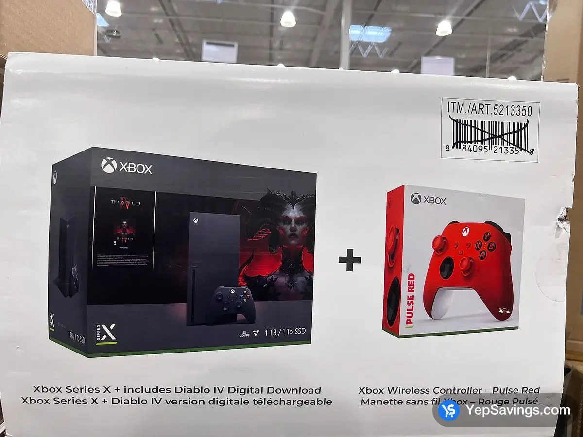 Costco XBOX SERIES X CONSOLE EXTRA RED CONTROLLER - Canada (ITM 5213350)
