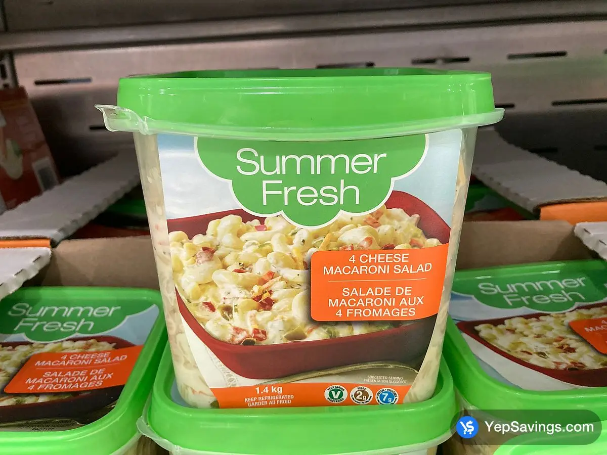 Costco SUMMER FRESH 4 CHEESE MACARONI 1.4 kg - Canada (ITM 5059006)
