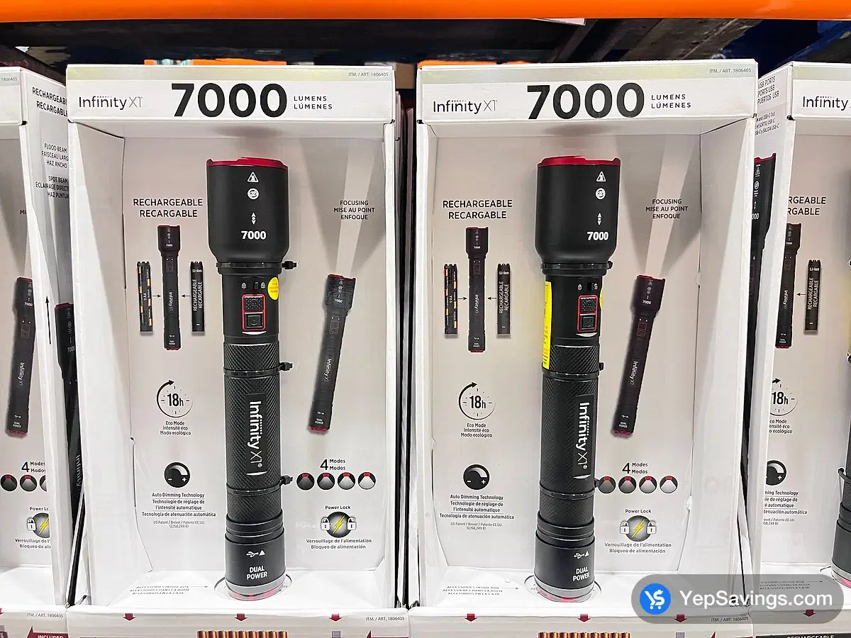 Costco INFINITY X1 FLASHLIGHT 7000 LUMENS - Canada (ITM 1806405)