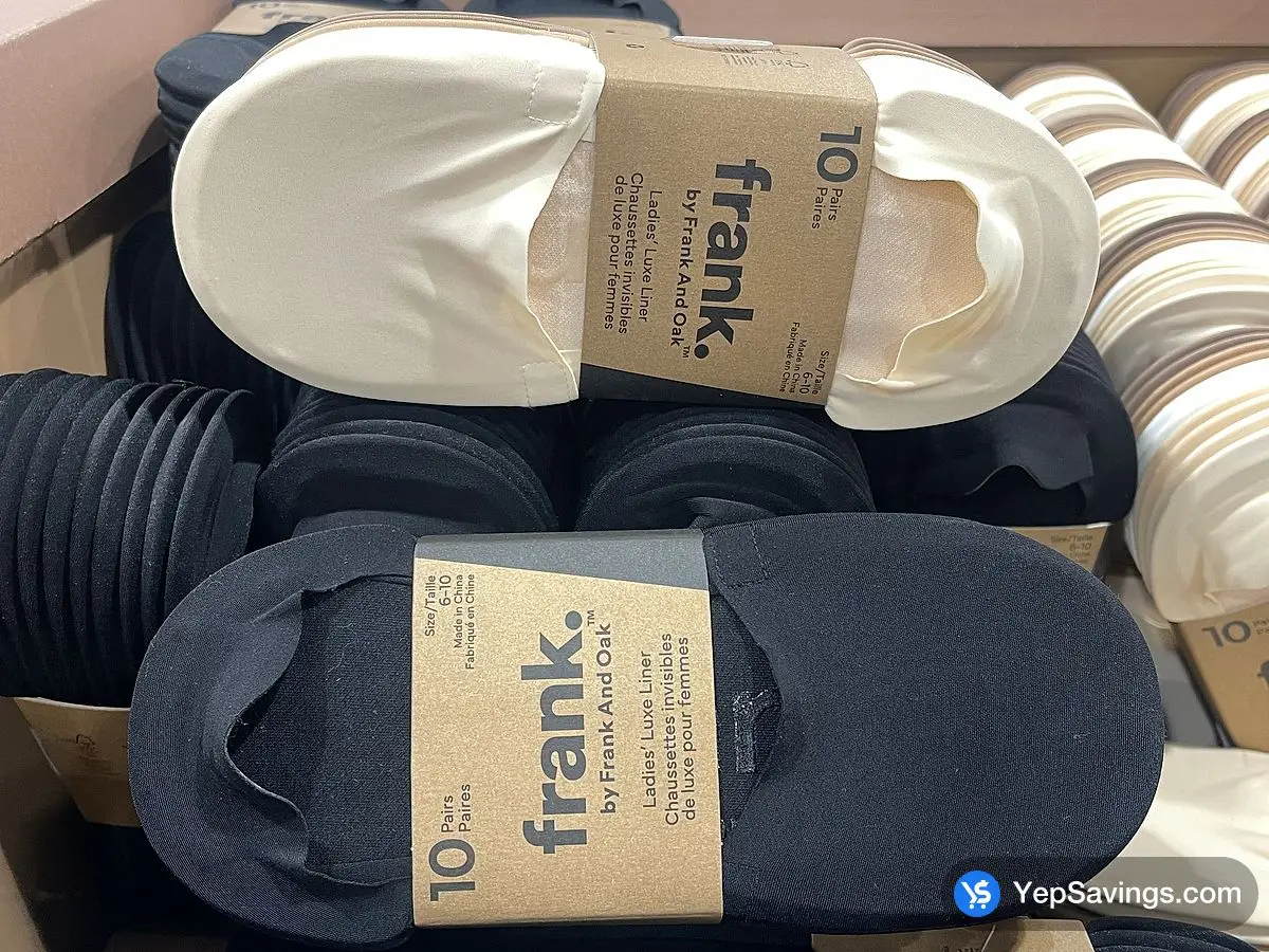 Costco FRANK BY FRANK & OAK LINER SOCKS 10PK WOMENS SIZES 6-10 - Canada (ITM 1049672)