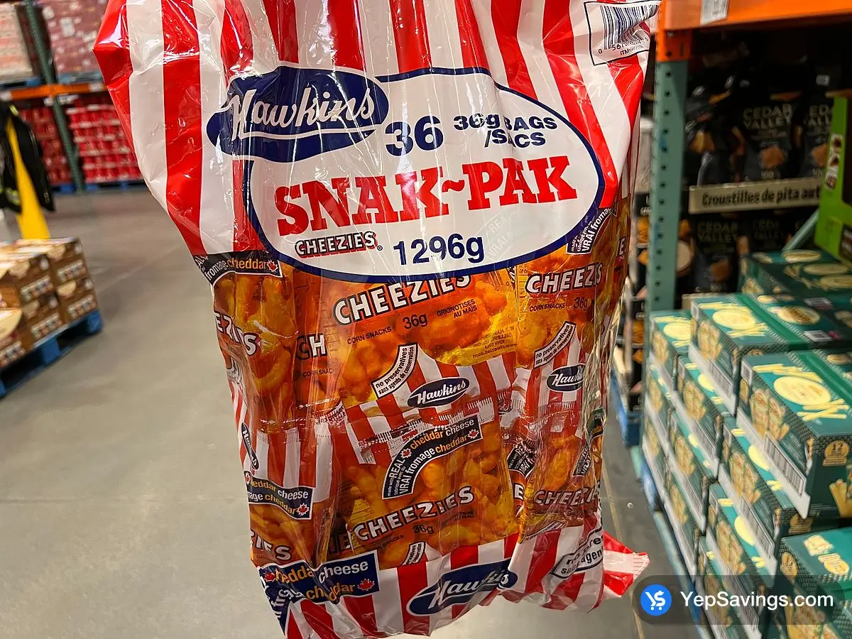 Costco HAWKINS CHEEZIES 36 x 36 g - Canada (ITM 1168)