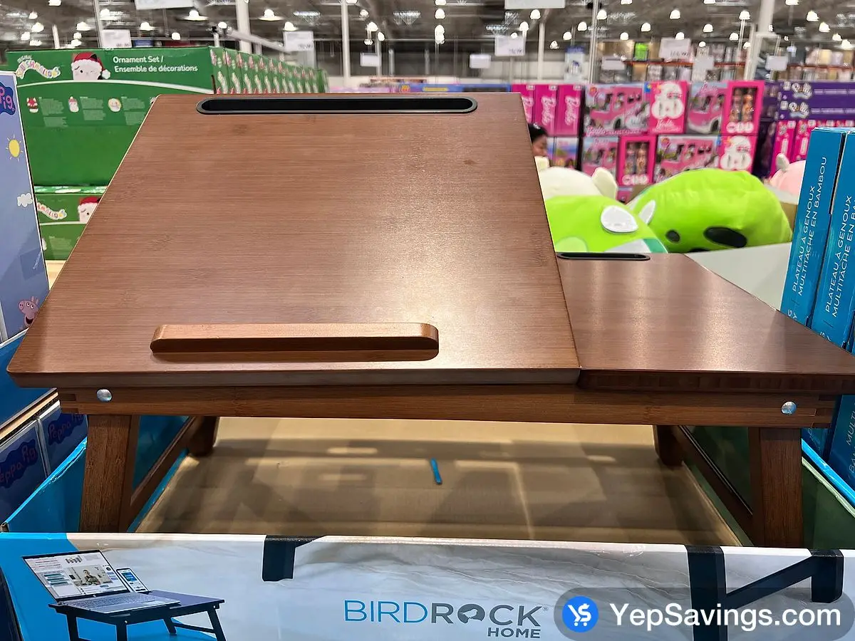 Costco BIRDROCK HOME BAMBOO LAP TRAY - Canada (ITM 1734300)
