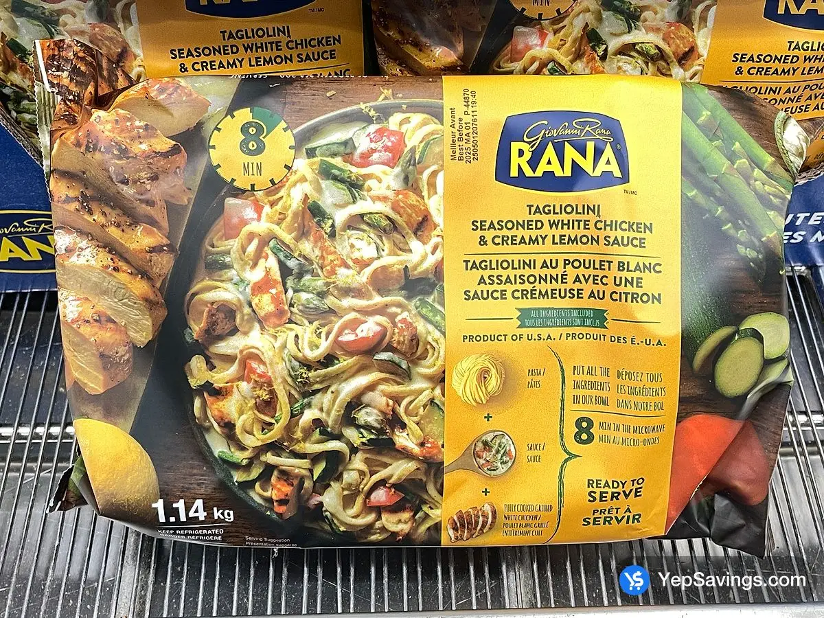 Costco RANA LEMON CHICKEN PASTA 1.14 kg - Canada (ITM 1818292)