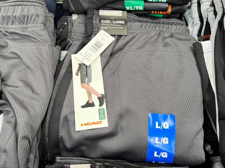 Costco HEAD ACTIVE SHORT +MENS SIZES S-XXL - Canada (ITM 3900282)