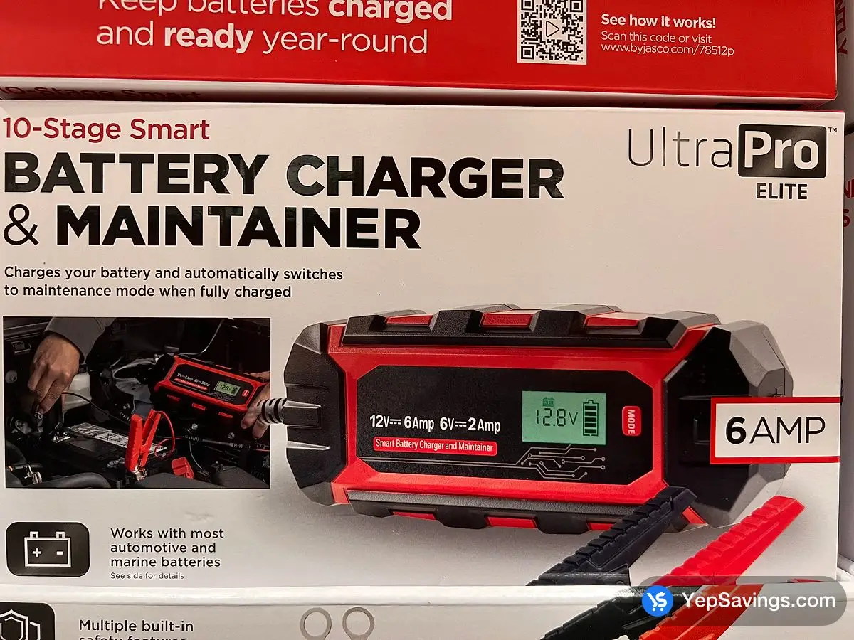 Costco ULTRAPRO ELITE BATTERY CHARGER AND MAINTAINER - Canada (ITM 1746407)