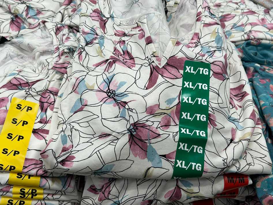 Costco NICOLE MILLER PRINTED RUCHED T-SHIRTRT +LADIES SIZES S-XXXL - Canada (ITM 1049001)