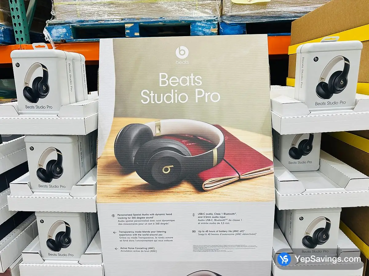 Costco BEATS STUDIO PRO BLACK & GOLD - Canada (ITM 1731100)