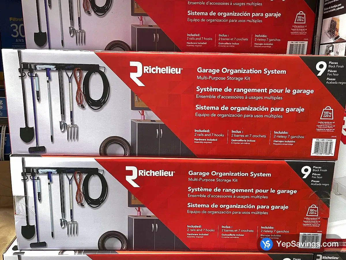 Costco RICHELIEU ORGANIZATION SYSTEM 9 PIECES - Canada (ITM 1116322)