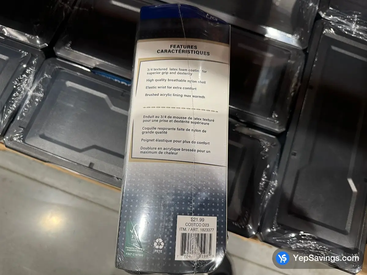 Costco GROUPE BBH WINTER GLOVES 5 PAIRS SIZE : M - L - Canada (ITM 1823377)