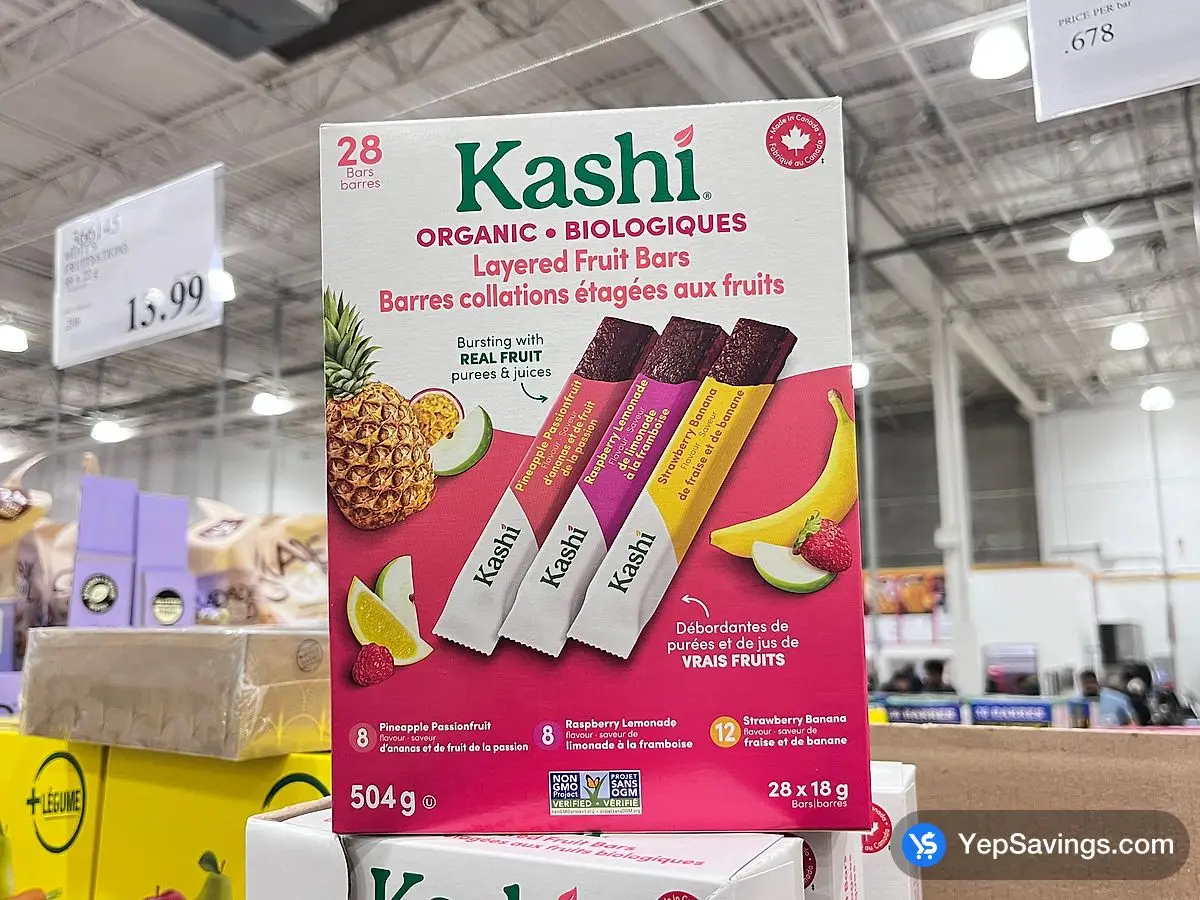 Costco KASHI ORGANIC FRUIT BAR 28 x 18g - Canada (ITM 1730150)