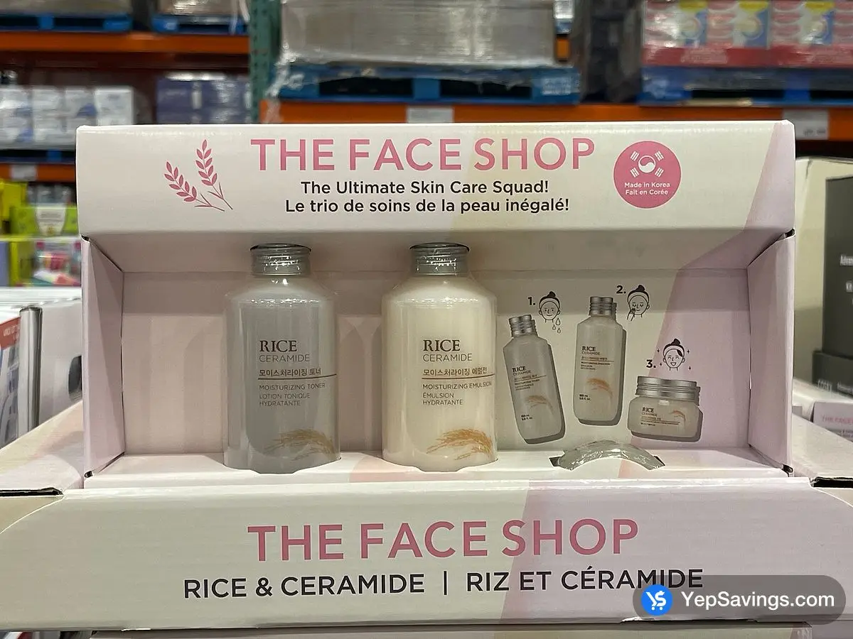 Costco THE FACE SHOP RICE CERAMIDE KIT 3 PCE - Canada (ITM 1847954)