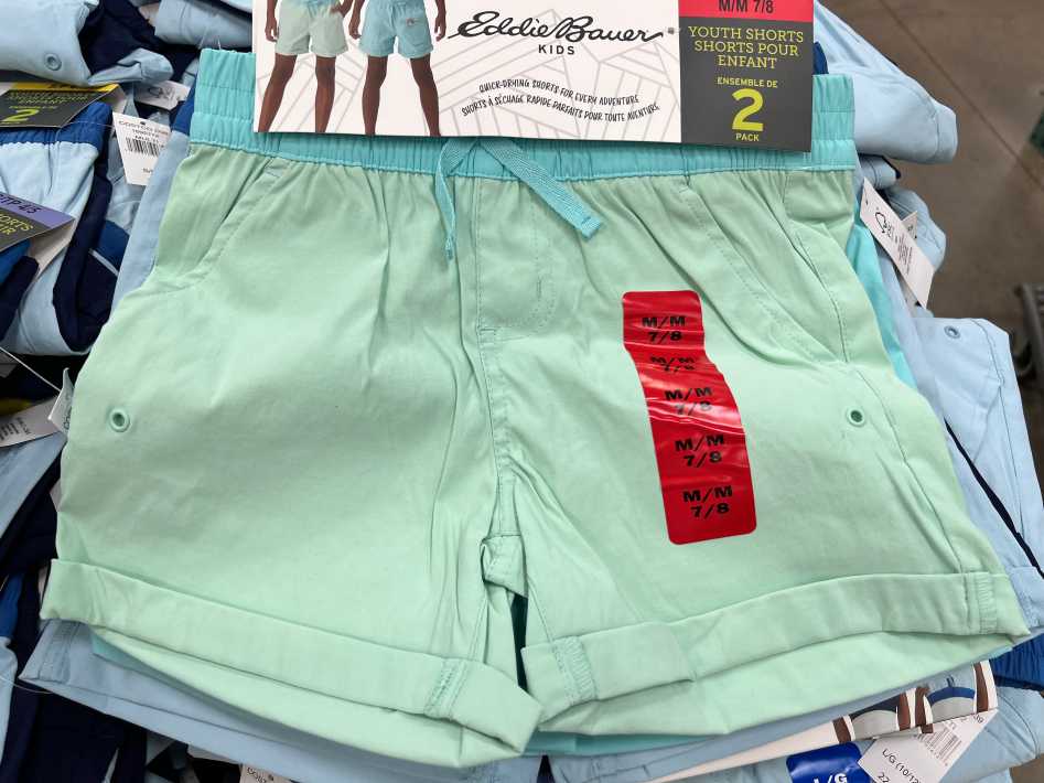 Costco EDDIE BAUER 2PK SHORTS GIRLS SIZES XS - XL - Canada (ITM 1695772)