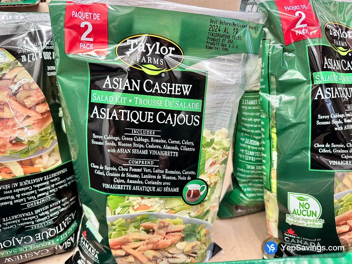 ASIAN CASHEW SALAD KIT 2 PACK PRODUCT OF USA ITM 2056187 at Costco