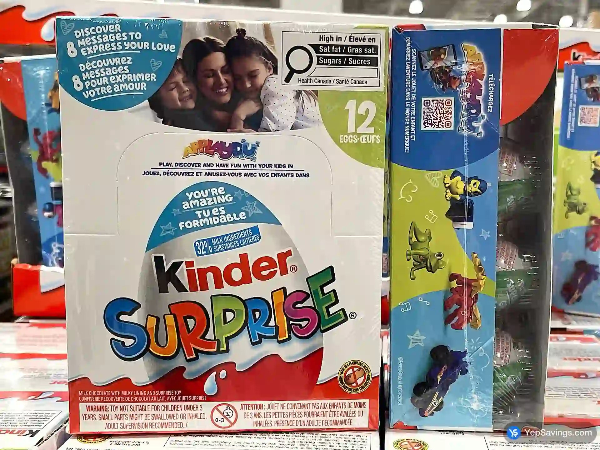 Costco KINDER SURPRISE CLASSIC 12 x 20 g - Canada (ITM 2279949)