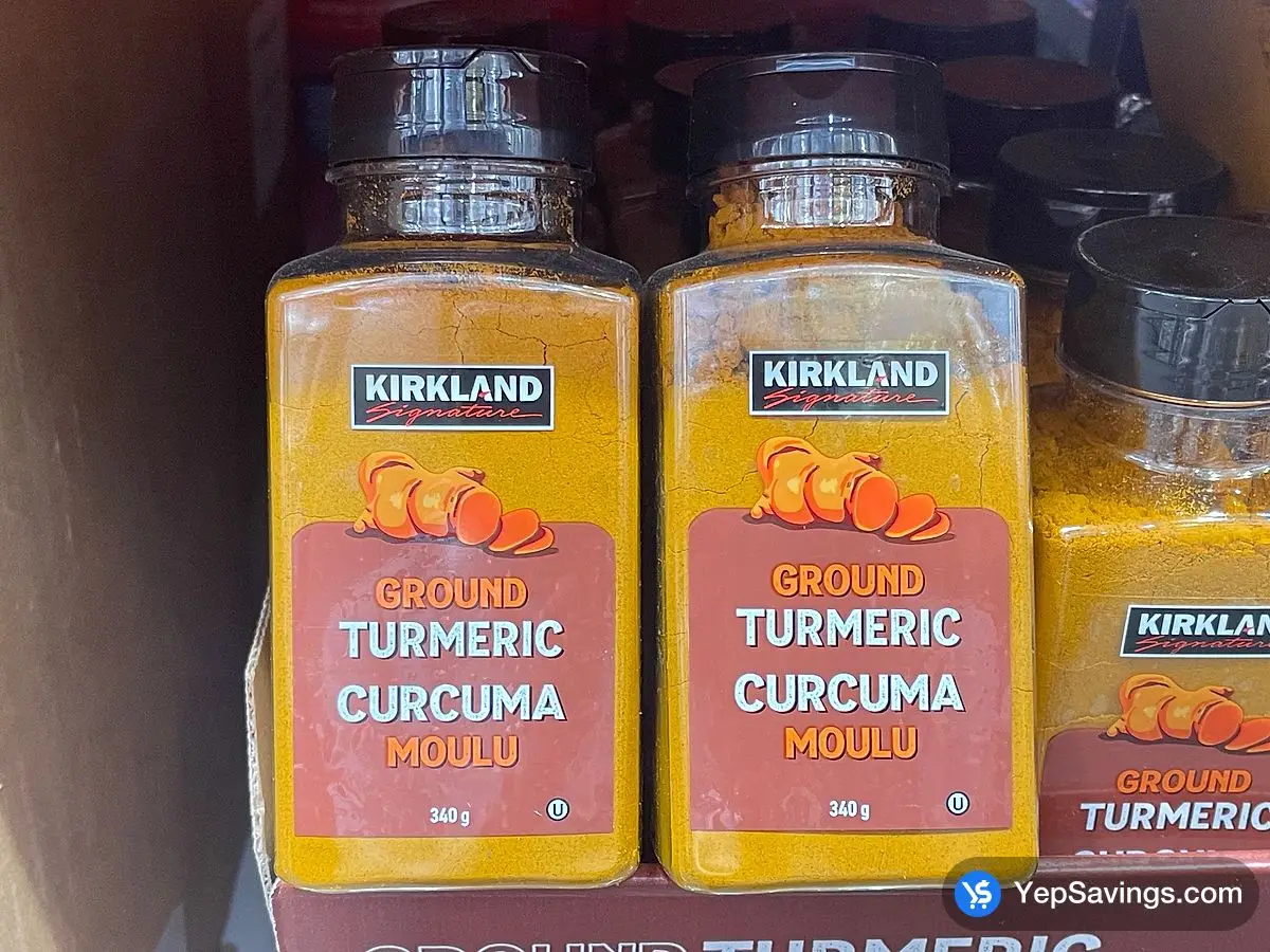 Costco KIRKLAND SIGNATURE GROUND TURMERIC 340 g - Canada (ITM 1157899)