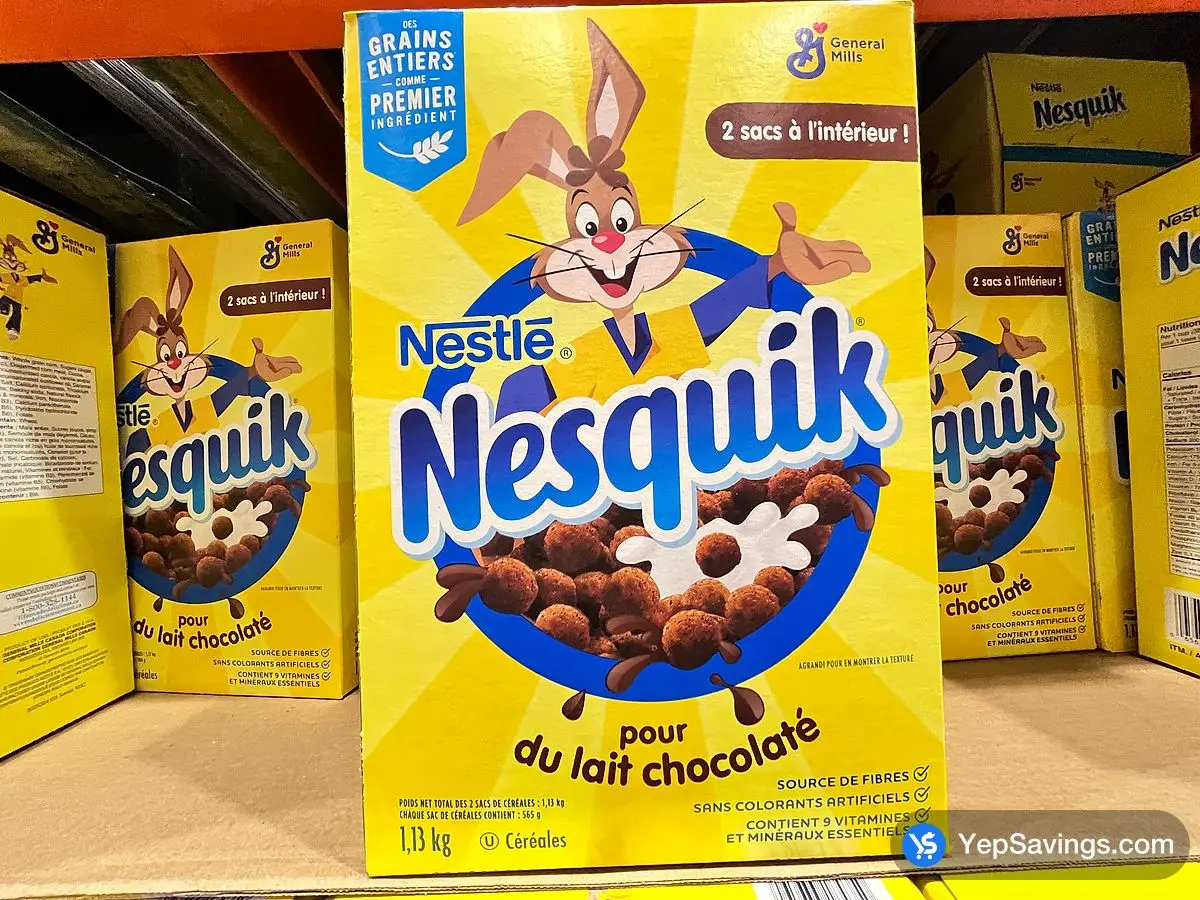 Costco GENERAL MILLS NESQUIK CEREAL 1.1kg - Canada (ITM 1555026)